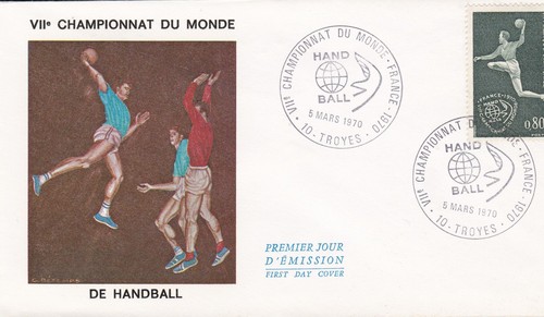 France 1970 fdc - france, campionati